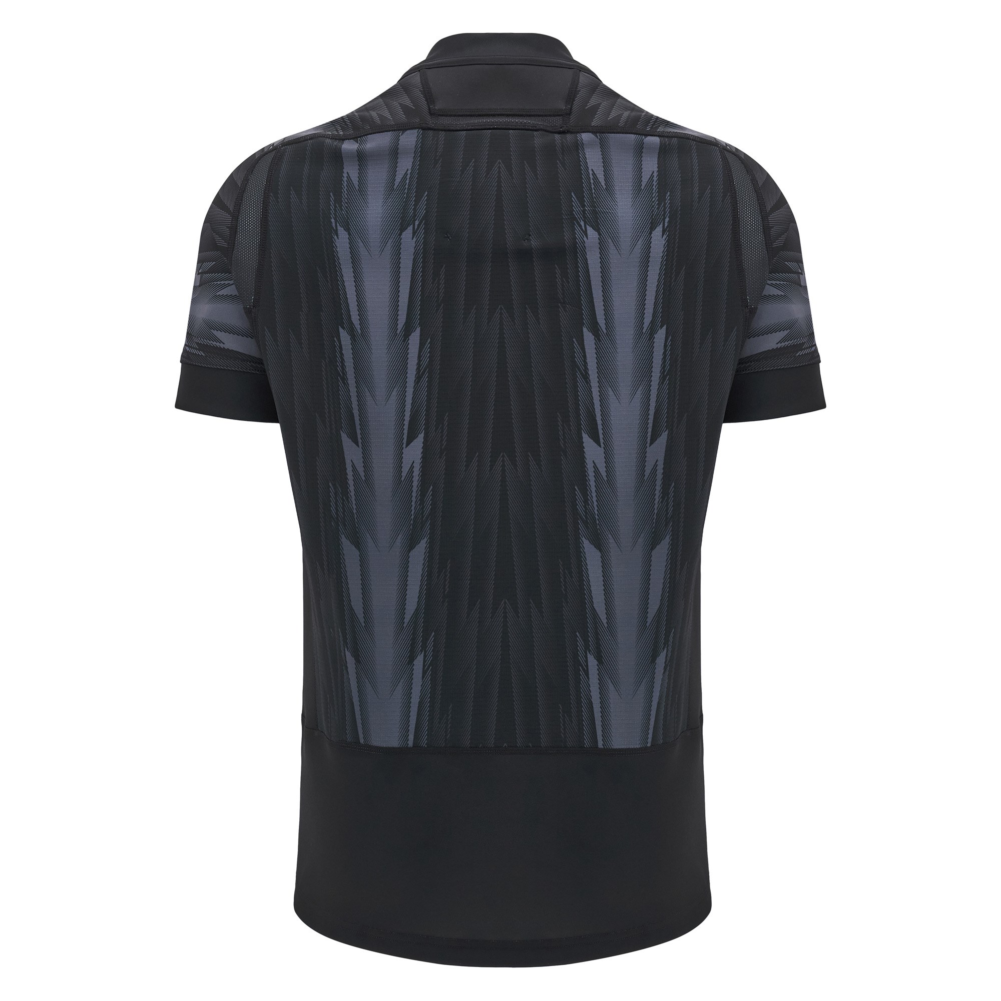 Wales Mens Training Rugby Jersey - Black 2025 - Front