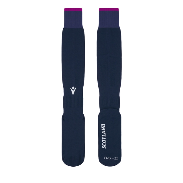 Scotland Mens Home Rugby Socks 25/26 Navy - Flatlay