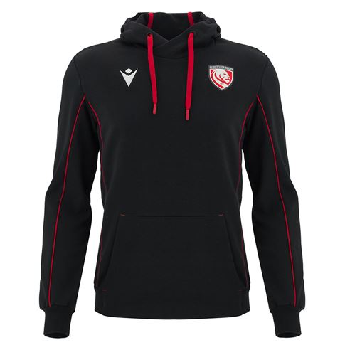 Gloucester Mens Travel Hoodie 26/27 Black - Front