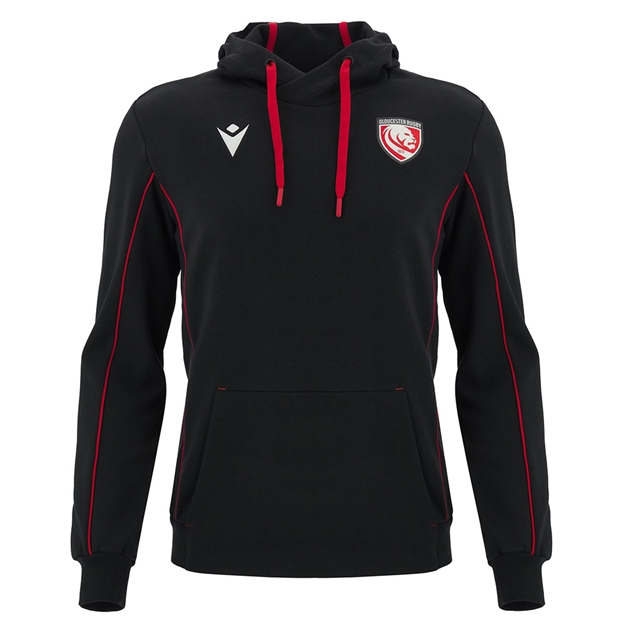 Gloucester Mens Travel Hoodie 26/27 Black - Front