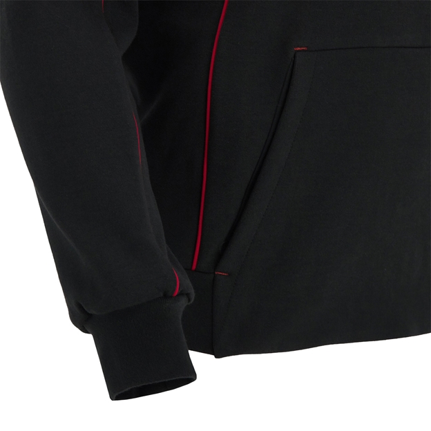Gloucester Mens Travel Hoodie 26/27 Black - Pocket Close-up