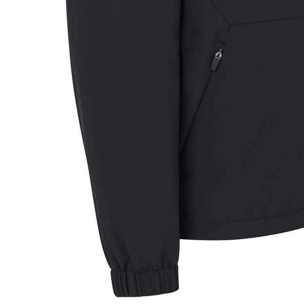 England Kids Performance Shower Jacket - Packable Hood 26/27 Castore Black - Zipped Pocket Close-up